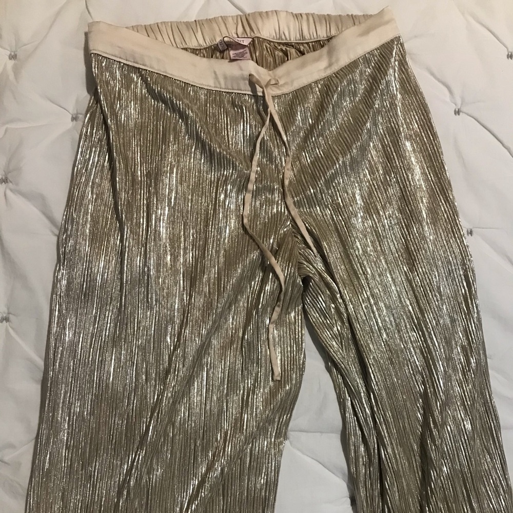 Victoria’s Secret Gold Pajama Pants